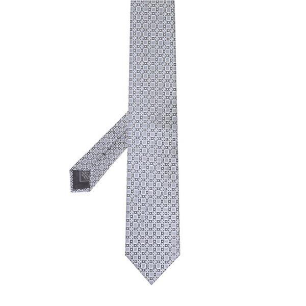 Шелковый галстук с узором Brioni 2189884