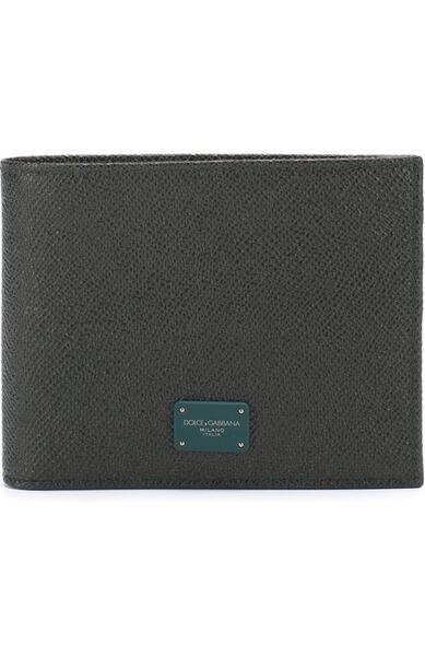 Кожаное портмоне с отделениями для кредитных карт и монет Dolce&Gabbana 2181594