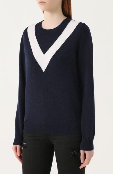 Пуловер с круглым вырезом и контрастной отделкой FTC 2152355