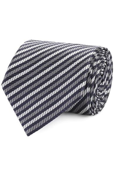 Шелковый галстук в полоску Ermenegildo Zegna 2134284