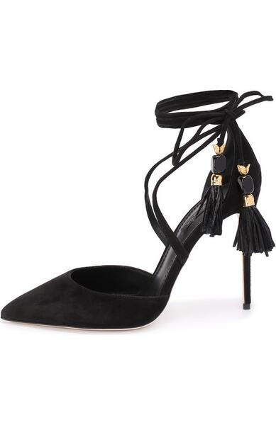 Замшевые туфли с подвесками Dolce&Gabbana 2072616