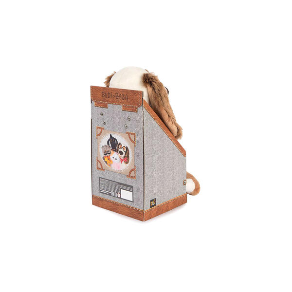 Мягкая игрушка Собака Бартоломей в галстуке-бабочке в пайетках, 27 см Budi Basa 10400275