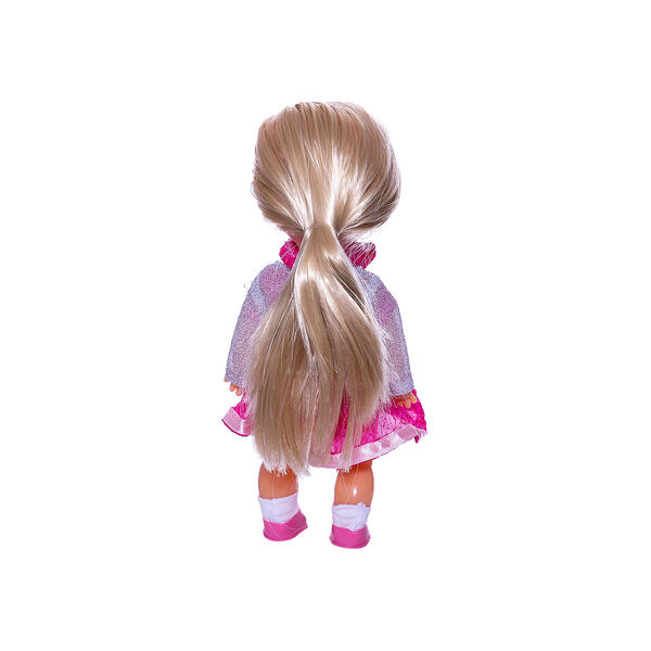 Кукла "Малышка" в розовом платье, озвученная, 25 см Карапуз 10383958