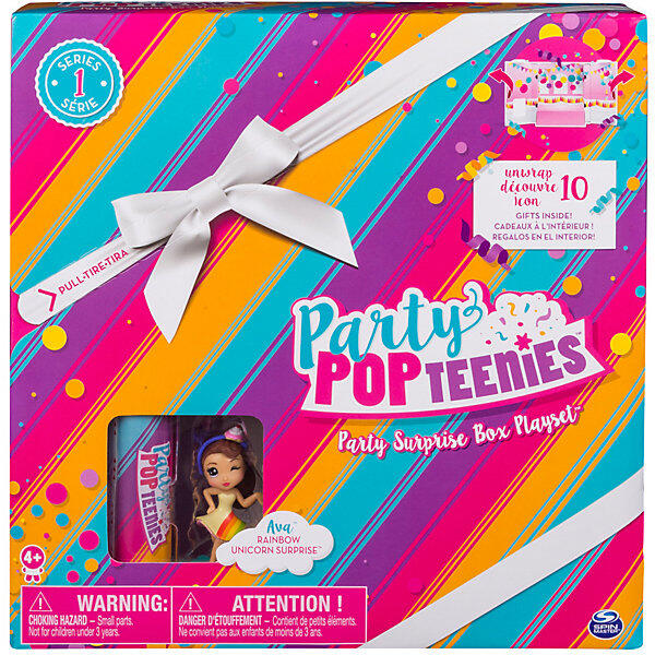Игоровой набор "Party Popteenies" Коробка с сюрпризом Spin Master 8730445
