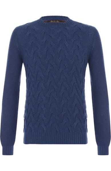 Кашемировый свитер фактурной вязки Loro Piana 2415512