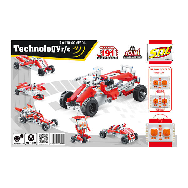 Радиоуправляемый 3D-Конструктор "Technic" Витязь, 191 деталь SDL 8692725