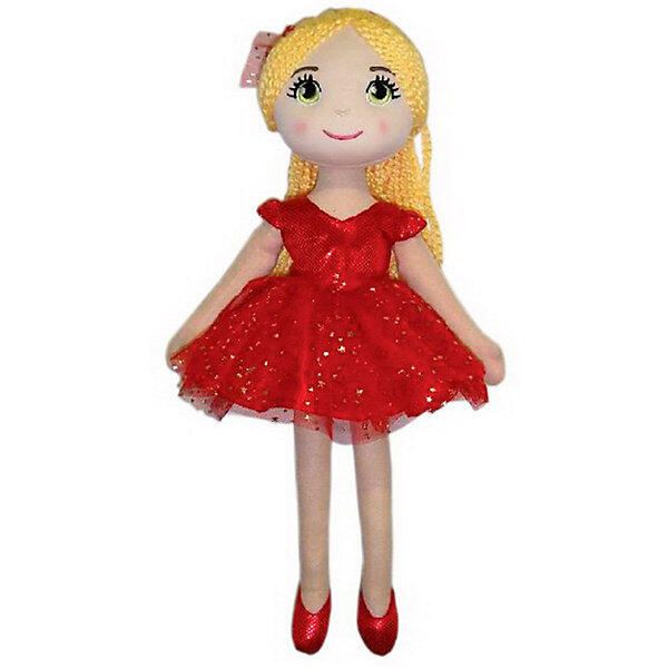 Мягкая кукла Балерина в красной пачке, 40 см ABtoys 9578116