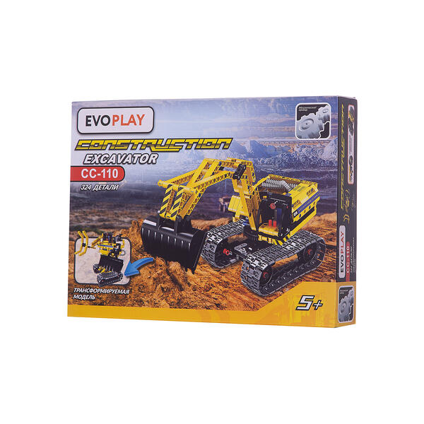 Конструктор "Excavator", 235 деталей EvoPlay 8609244