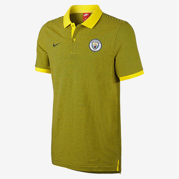 Мужская рубашка-поло Manchester City FC Authentic Grand Slam Nike 