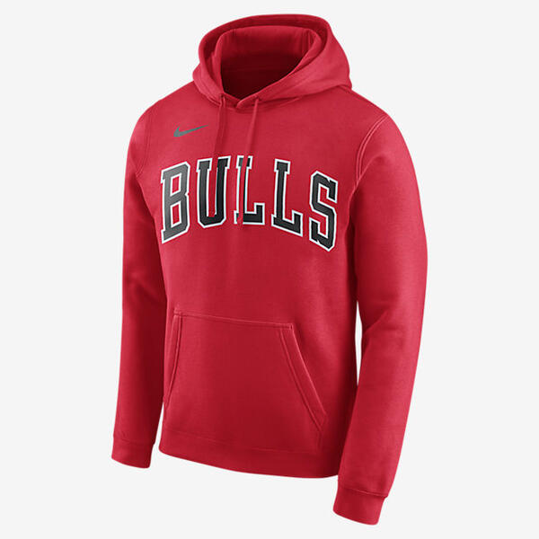 Мужская флисовая худи НБА Chicago Bulls Nike 