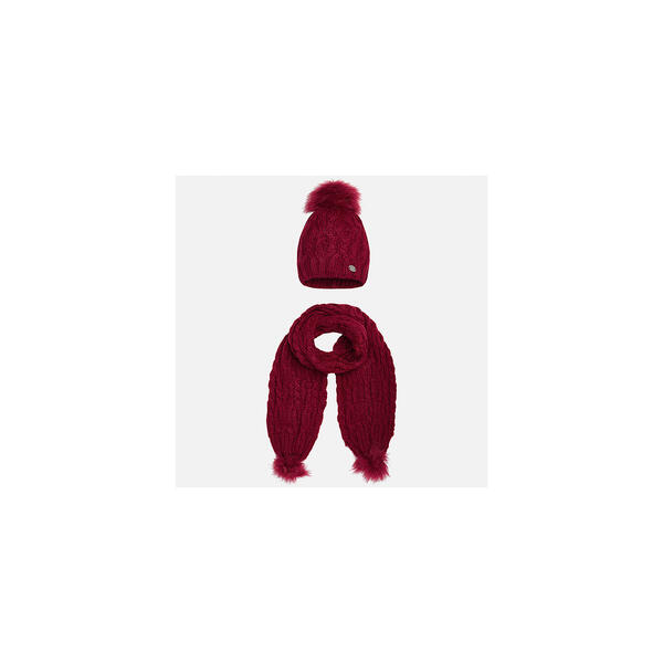 Комплект: шапка и шарф для девочки Mayoral 6925736