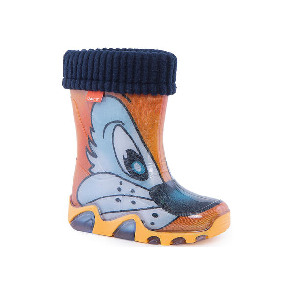 Резиновые сапоги со съемным носком Stormer Lux Print "Котик" Demar 4576015