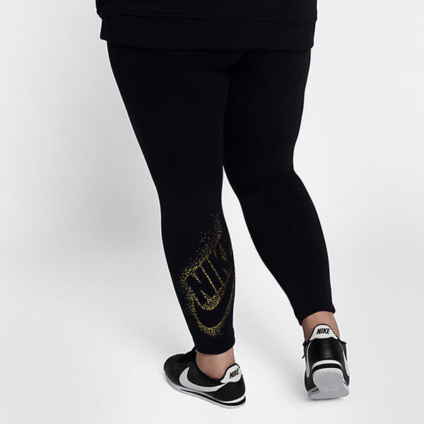 Женские леггинсы с эффектом металлик Nike Sportswear (большие размеры) 