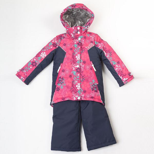 Комплект куртка/брюки Batik Лиза, цвет: коричневый/голубой 9832065