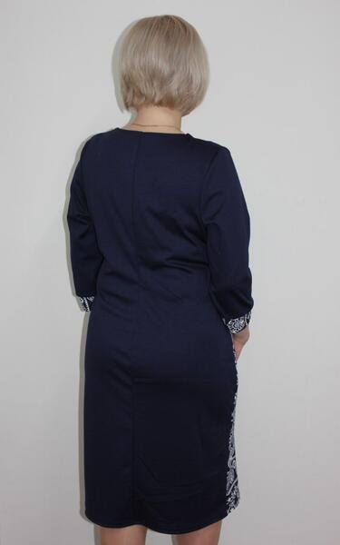 Платье трикотажное Нерайн (синее) Инсантрик 24333