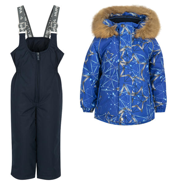 Комплект куртка/полукомбинезон Huppa Winter, цвет: синий 9563061