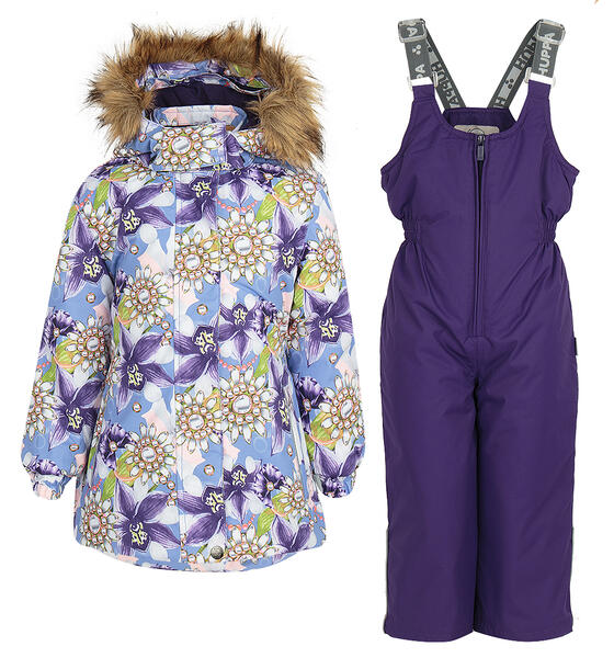 Комплект куртка/полукомбинезон Huppa Renely, цвет: фиолетовый 9561582