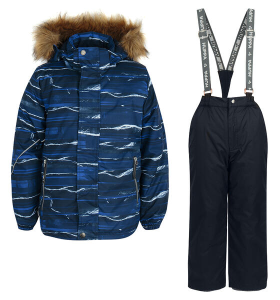 Комплект куртка/полукомбинезон Huppa Dante, цвет: синий 9562083