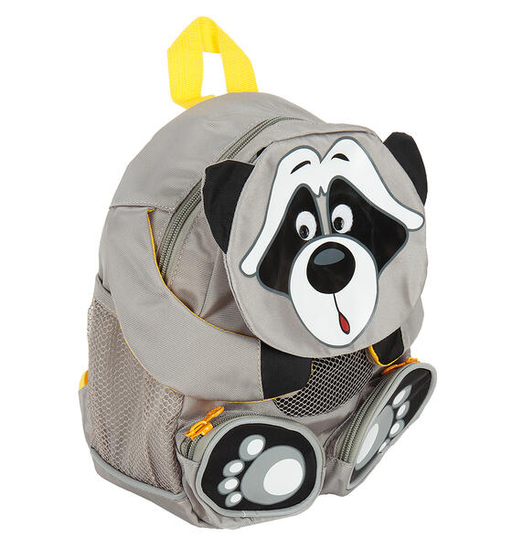 Рюкзак детский Grizzly цвет: серый 24х29х14 см, цвет: серый 9589878