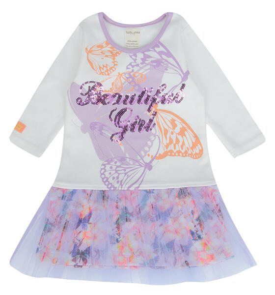 Платье Lucky Child Beautiful, цвет: молочный 9458889