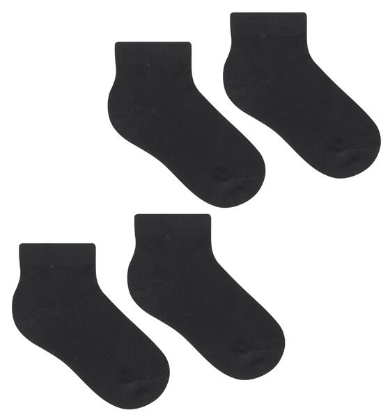 Носки 2 пары Эвантюэль, цвет: черный 8802943
