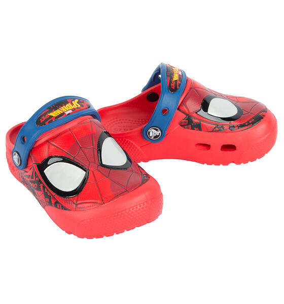 Сабо Crocs FL SpiderMan Lght Clog K Flame, цвет: красный 
