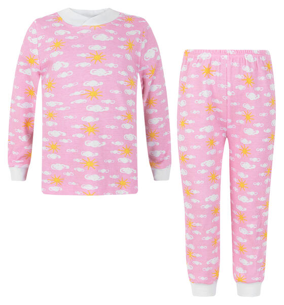 Пижама Веселый малыш, цвет: розовый 
