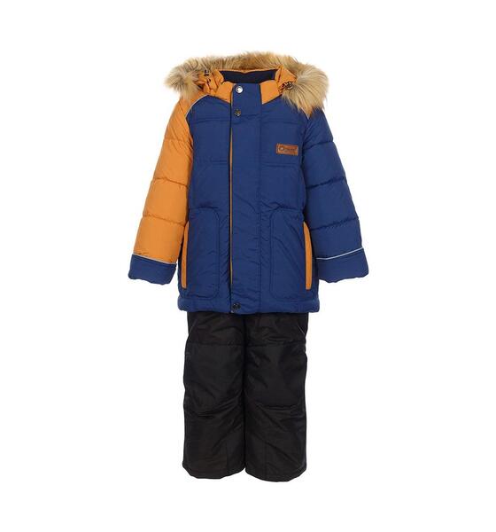 Комплект куртка/полукомбинезон Oldos Уолтер, цвет: синий/желтый 7103599