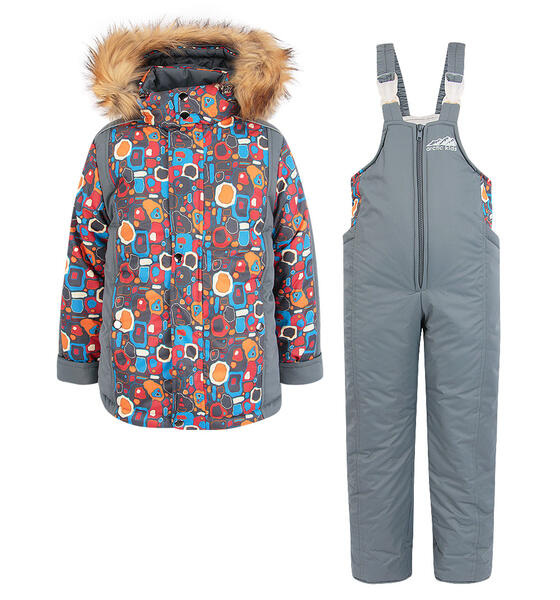 Комплект куртка/полукомбинезон Arctic Kids, цвет: серый 