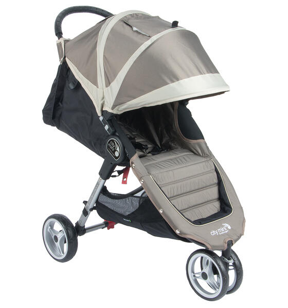 Прогулочная коляска Baby Jogger City Mini Single, цвет: песочный/серый 182321