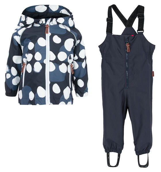 Комплект куртка/полукомбинезон Reima Kupliva toddler set, цвет: синий Lassie by Reima 2625572