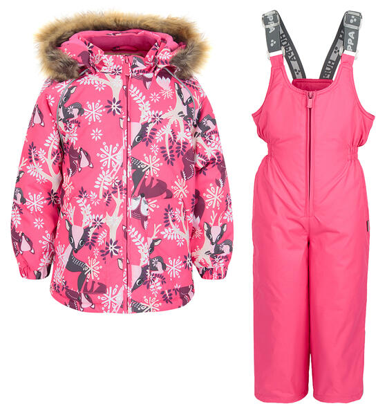 Комплект куртка/полукомбинезон Huppa Wonder, цвет: розовый 