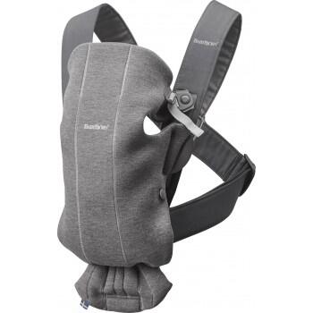 Рюкзак-переноска Baby Bjorn Mini 3D Jersey, темно-серый BabyBjorn 576870