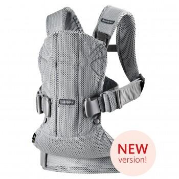 Рюкзак-переноска One Air Mesh Silver, серебряный BabyBjorn 564138