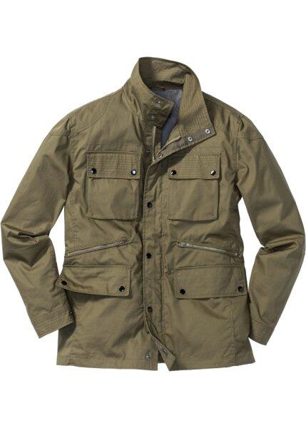 Куртка стандартного прямого покроя regular fit (зеленый хаки) bonprix 96788981