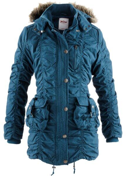 Удлиненная зимняя куртка (серо-синий) bonprix 91766981
