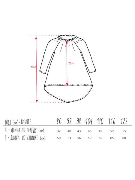 Платье Стрекоза Sardina Baby 4882046