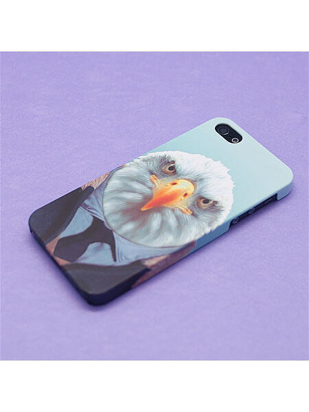 Чехол для iPhone 5/5s "Орел в костюме" Kawaii Factory 4372696