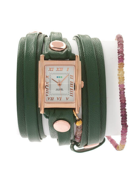 Часы Stones Rainbow Tourmaline Emerald La Mer Collections 4358830