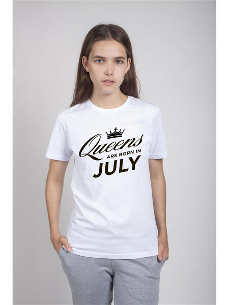 Футболка QUEENS JULY ФАБРИКА 4348149