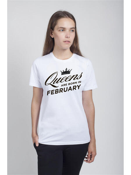 Футболка QUEENS FEBRUARY ФАБРИКА 4348144