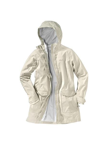 Пальто CROSSTOWN RAINCOAT WOMEN Jack Wolfskin 3697029