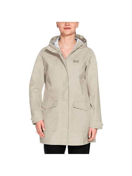 Пальто CROSSTOWN RAINCOAT WOMEN Jack Wolfskin 3697029