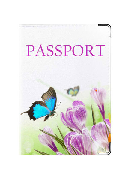 Обложка для паспорта Бабочки ТINA BOLOTINA 3491339