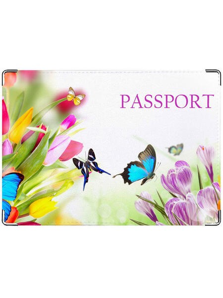 Обложка для паспорта Бабочки ТINA BOLOTINA 3491339