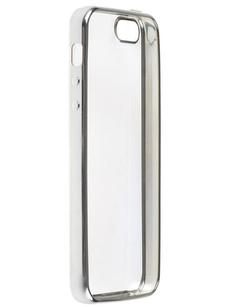 Накладка silicone chrome border 4People для Apple iPhone 5/5S/5SE skinBOX 3219839