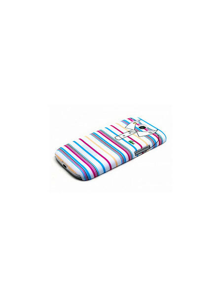 Чехол для Samsung Galaxy S3 "Blue and pink stripes", серия "Sports shirt" Kawaii Factory 2998646