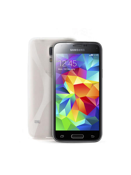 Чехол-панель для Samsung Galaxy S5 mini, Х-дизайн, прозрачный Belsis 2824806