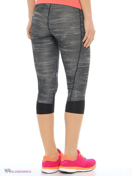 Бриджи TECHFIT CAPRI PRINT HEATHER Adidas 2596425