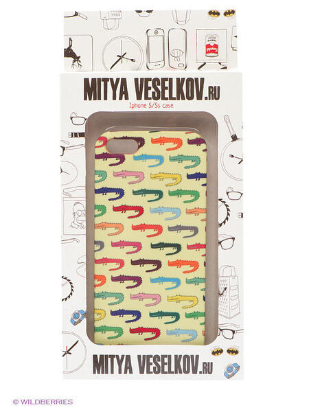 Чехол для IPhone 5 "Мини-крокодилы" Mitya Veselkov 2243092